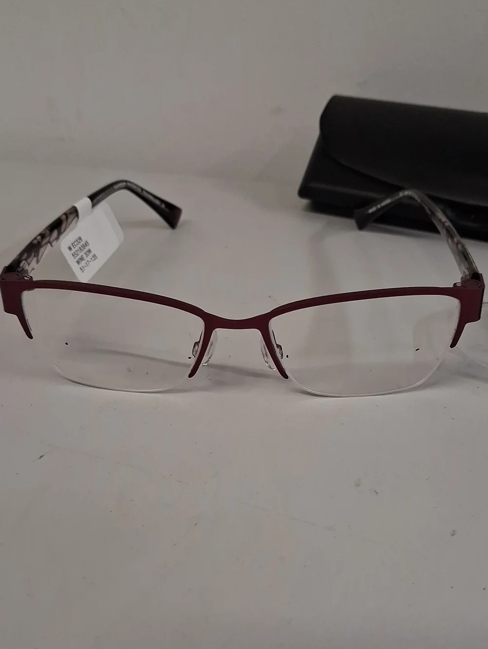 Rxable Womens Unbranded EC326 Wine Eyeglass Frames & Easy Clip Sunglass Lenses